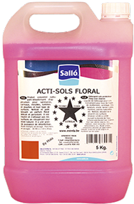 EST-053 ACTI-SOLS FLORAL 5 L - Produit concentré nettoyant-désodorisant