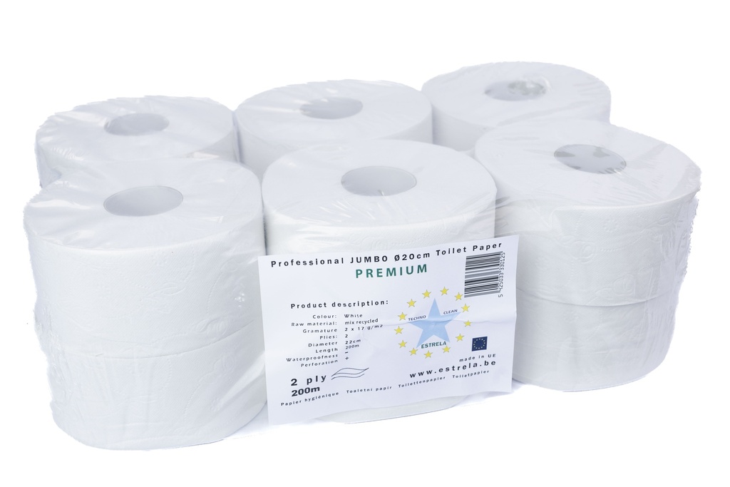 Papier WC Recyclé - 12 rouleaux