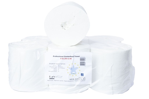 [PAP001] Papier cuisine à dévidage central premium - 6 rouleaux